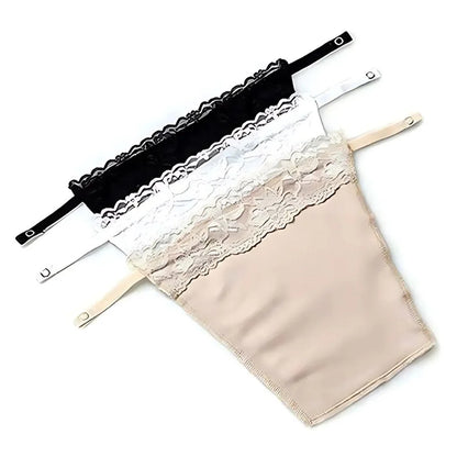 Nexus Drop™ Invisible Deep Neck Cover for Women – Set of 3 (White, Black & Nude)