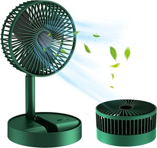 Nexus Drop™ Portable Mini Fan with Rechargeable Battery, Speed Modes & USB Charging