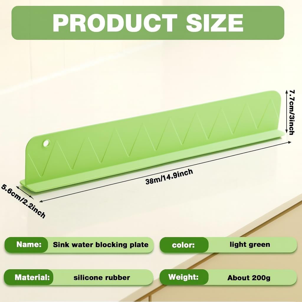 Nexus Drop™ Faucet Splash Protector – Anti-Splash Sink Mat for Clean & Dry Countertops