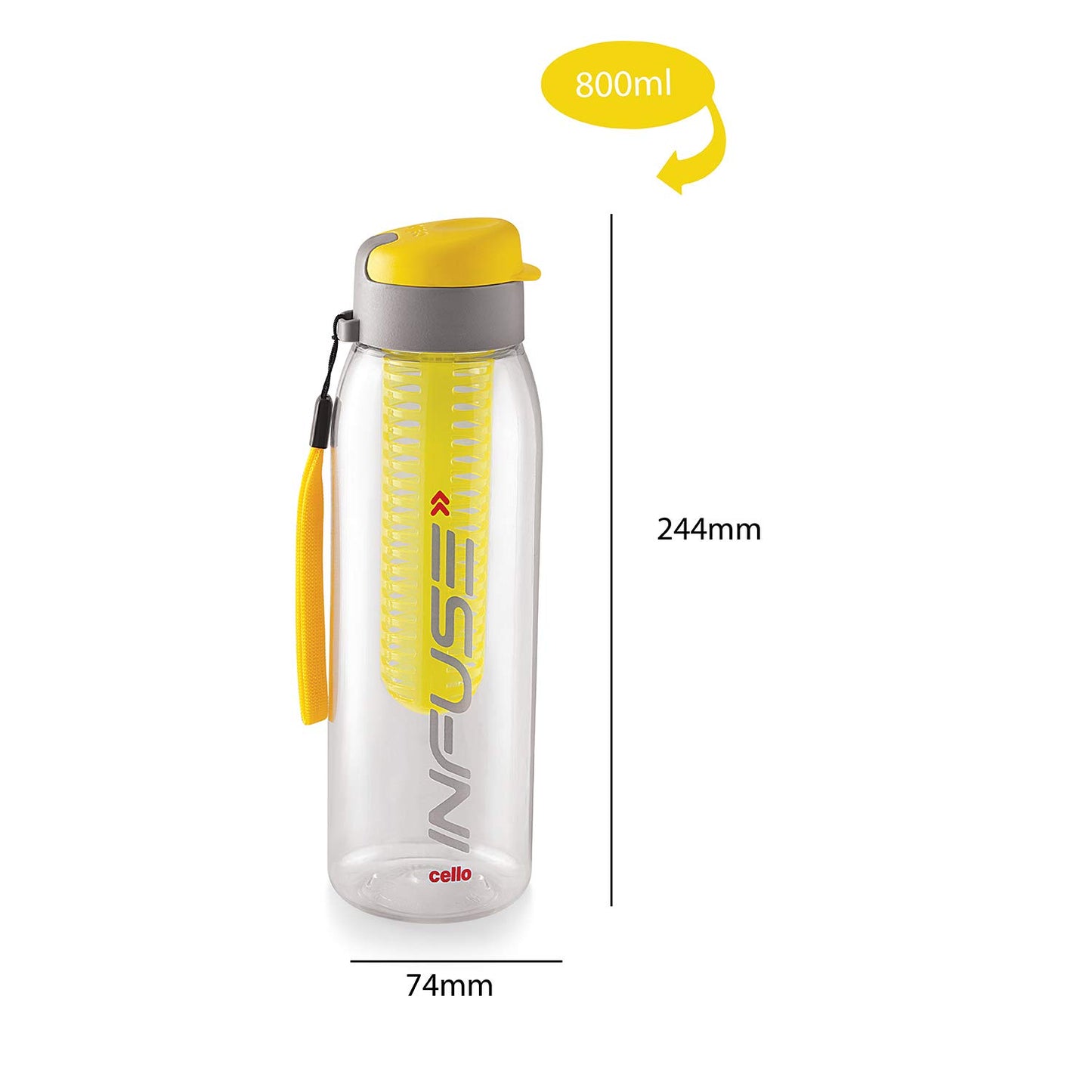 Refresh Naturally, Hydrate Better — Fruit Infuser Water Bottle Set (800 ml × 2)