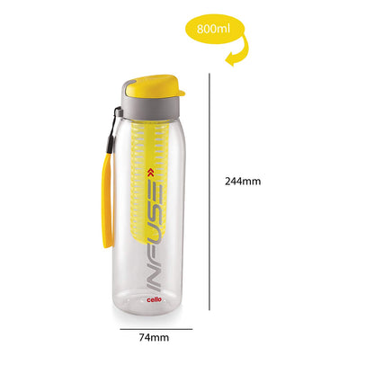 Refresh Naturally, Hydrate Better — Fruit Infuser Water Bottle Set (800 ml × 2)