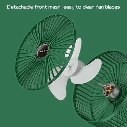 Nexus Drop™ Portable Mini Fan with Rechargeable Battery, Speed Modes & USB Charging