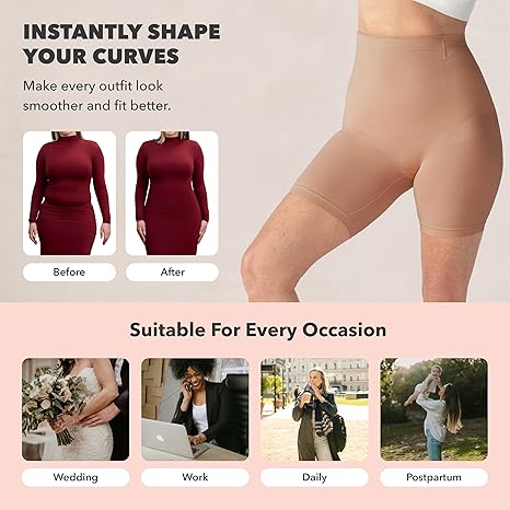 Nexus Drop™ Tummy Control Shapewear Shorts Women Thigh Slimmer High Waisted Shapewear