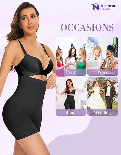 Nexus Drop™ Tummy Control Shapewear Shorts Women Thigh Slimmer High Waisted Shapewear