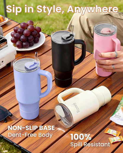 Nexus Drop™ Premium 32oz Travel Tumbler – Double-Wall Insulated, Leakproof Lid, Car Holder Fit | BPA-Free