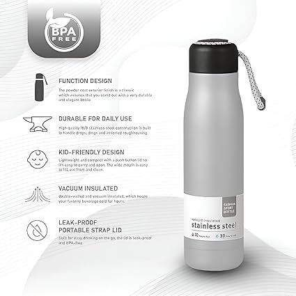 Nexus Drop™ Hydra Core Elite 500ml Vacuum Insulated Water Bottle