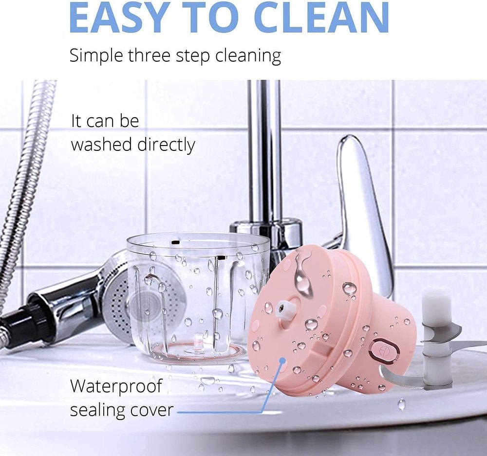 Nexus Drop™ Elite Rechargeable Food Chopper – Stainless Steel Precision Blades